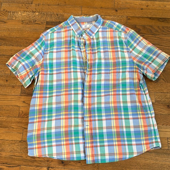 Southern Tide Other - Southern Tide XXL 100% Cotton SS Button Down Plaid